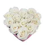 Glittery White Pink Heart Summer Special (0 left)