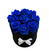Royal Blue Round Velvet Special (1 left)