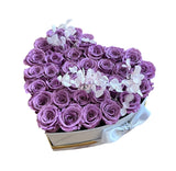 Mini Pale Plum Fleurs Heart Special (1 left)