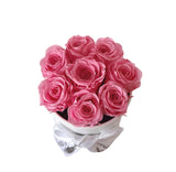 White Infinity Mini Round (7 rose colors)