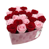 Red and Bridal Pink Grandeur Heart (1 left)