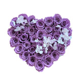 Mini Pale Plum Fleurs Heart Special (1 left)