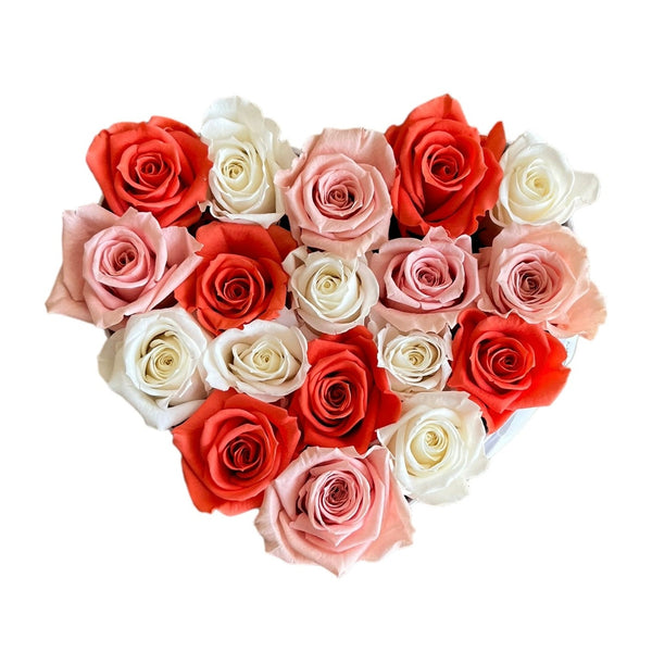 Orange Pink and White Heart Special (1 left)