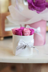 White Infinity Mini Round (7 rose colors)