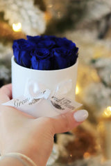 White Infinity Mini Round (7 rose colors)