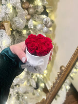 White Infinity Mini Round (7 rose colors)