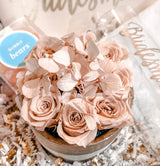 Mini Nude-Pink Hydrangeas