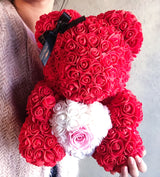 Large Red Heart Bear