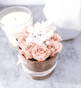 Mini Nude-Pink Hydrangeas