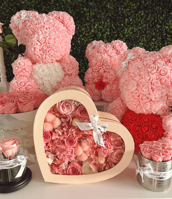 Large Cherry Blossom Heart Bear (10 options)