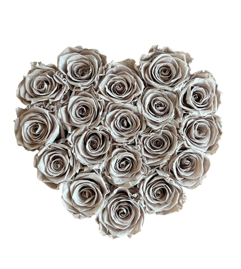 Large Sand Beige Signature Heart (1 left)