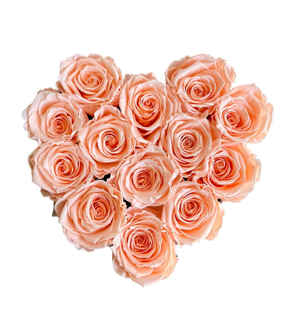 Large Orange Cream Marble Heart Special (0 left)