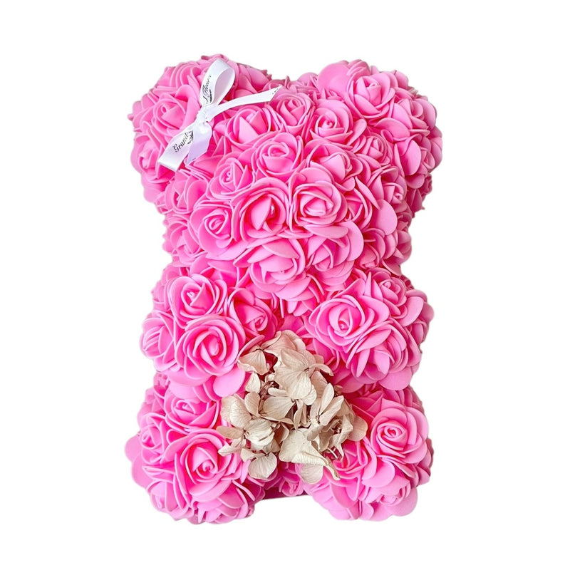 Pink Hydrangeas Bear (2 left)