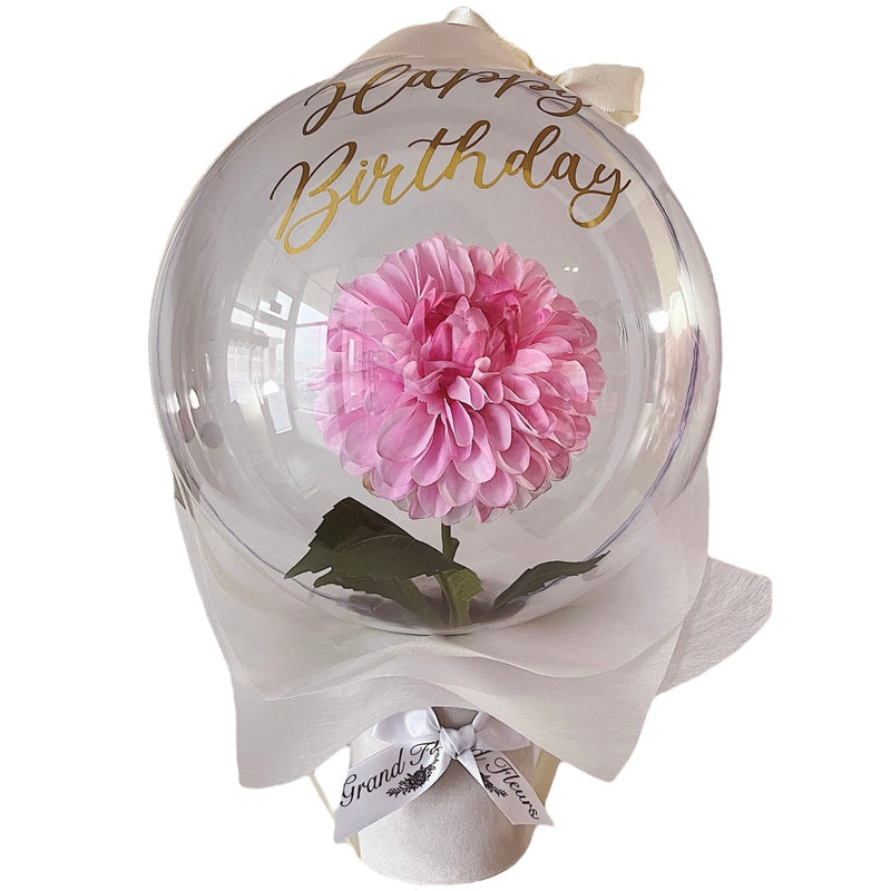 Large Fleur Bubble (Pink Dahlia)