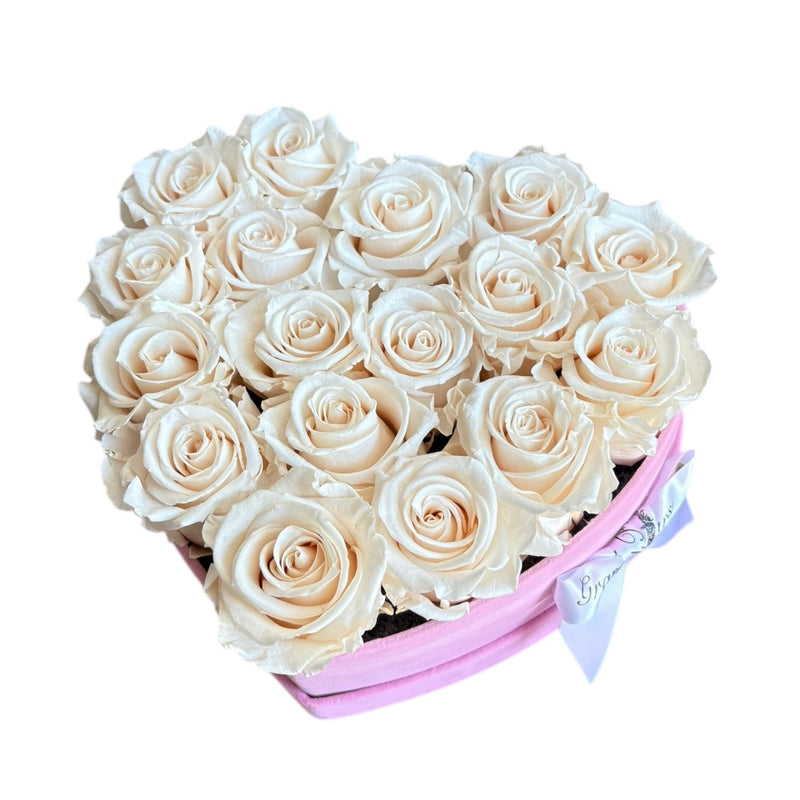 Blush Pink Velvet Signature Heart (1 left)