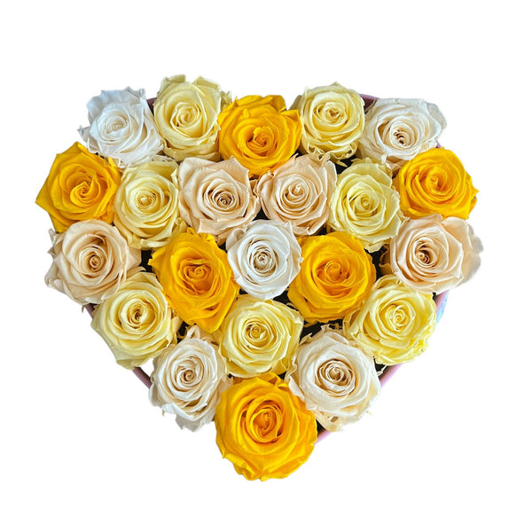 Yellow Mix Luxe Heart Special (1 left)