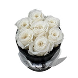 White Black Mini Round