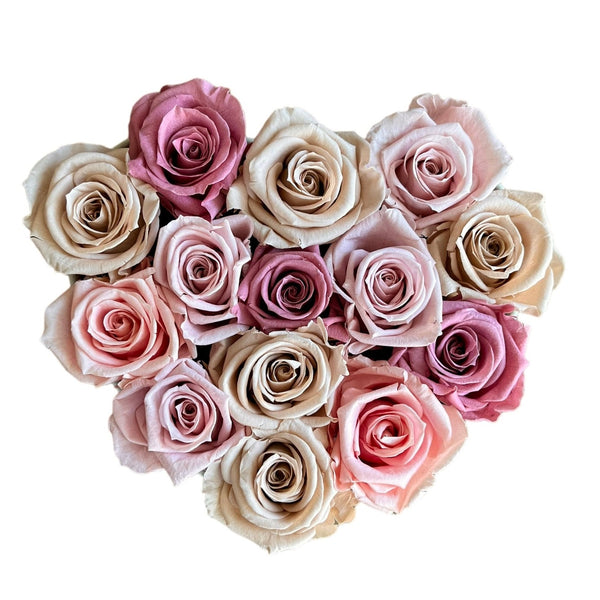 Pink-Mixed Ivory Heart Special (1 left)