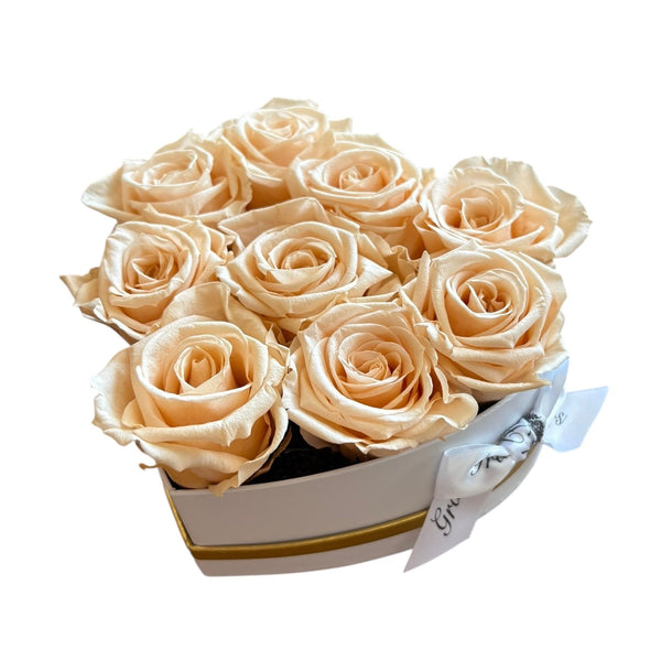 Light Peach White Heart Special (1 left)