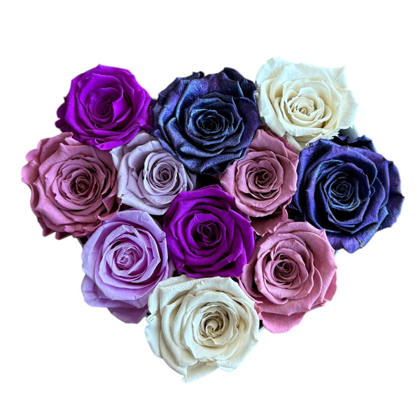 White Marble Heart Style #5 (1 left)