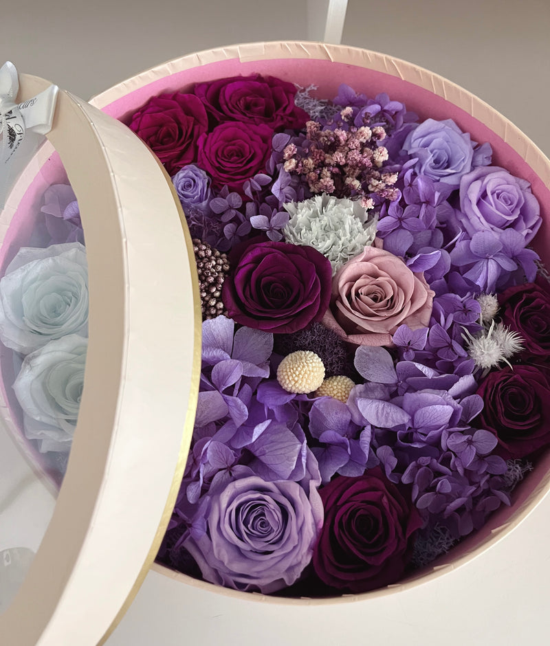 Infinity Purple Bloom Box