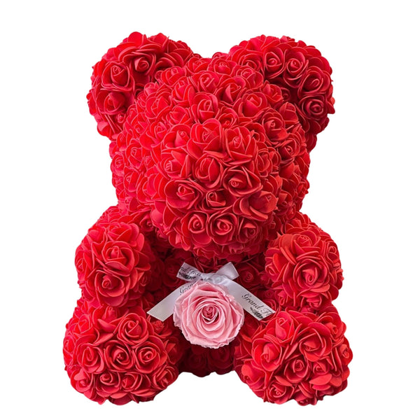 Large Red Fleur Bear Special