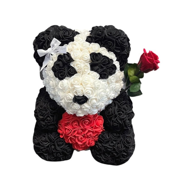 Large Panda Heart Bear