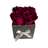 Large Velvet Plum Etched Quad (1 left)