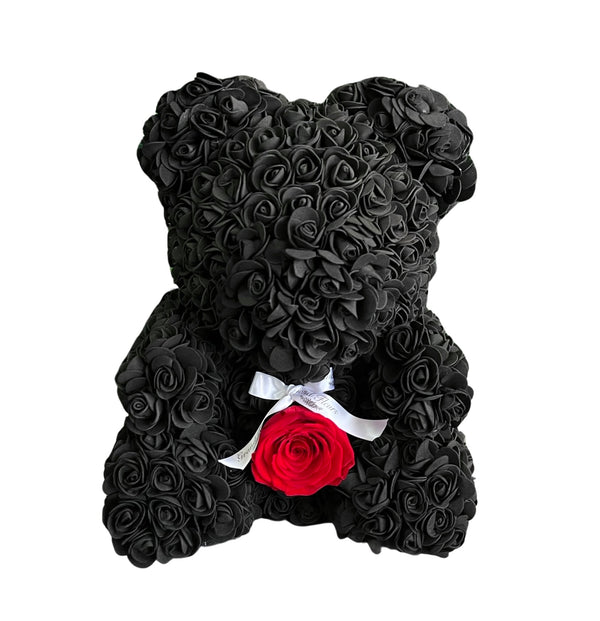 Large Black Fleur Bear (1 left)