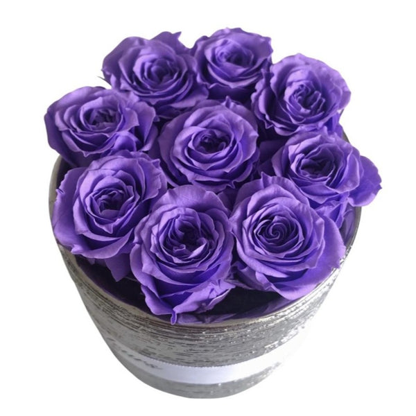 Royal Violet Etched Round
