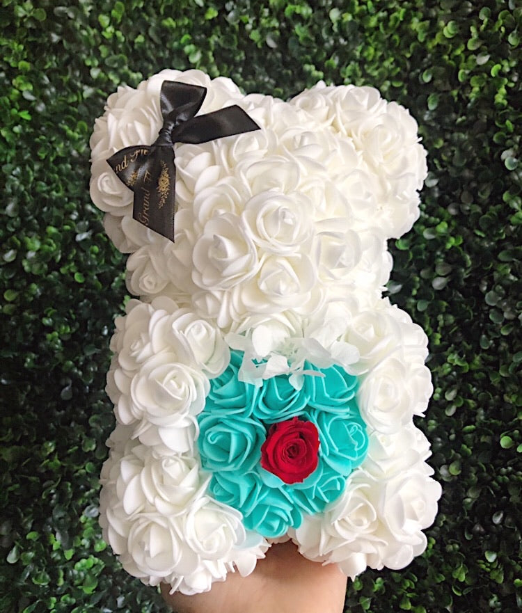 Tiffany Blue Heart Bear