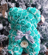 Tiffany Blue and White Baby Bear