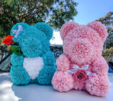 Large Soft Tiffany Blue Heart Bear (3 left)