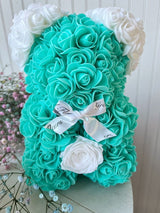 Tiffany Blue White Ears Fleur Bear