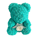 Large Tiffany Blue Fleur Bear