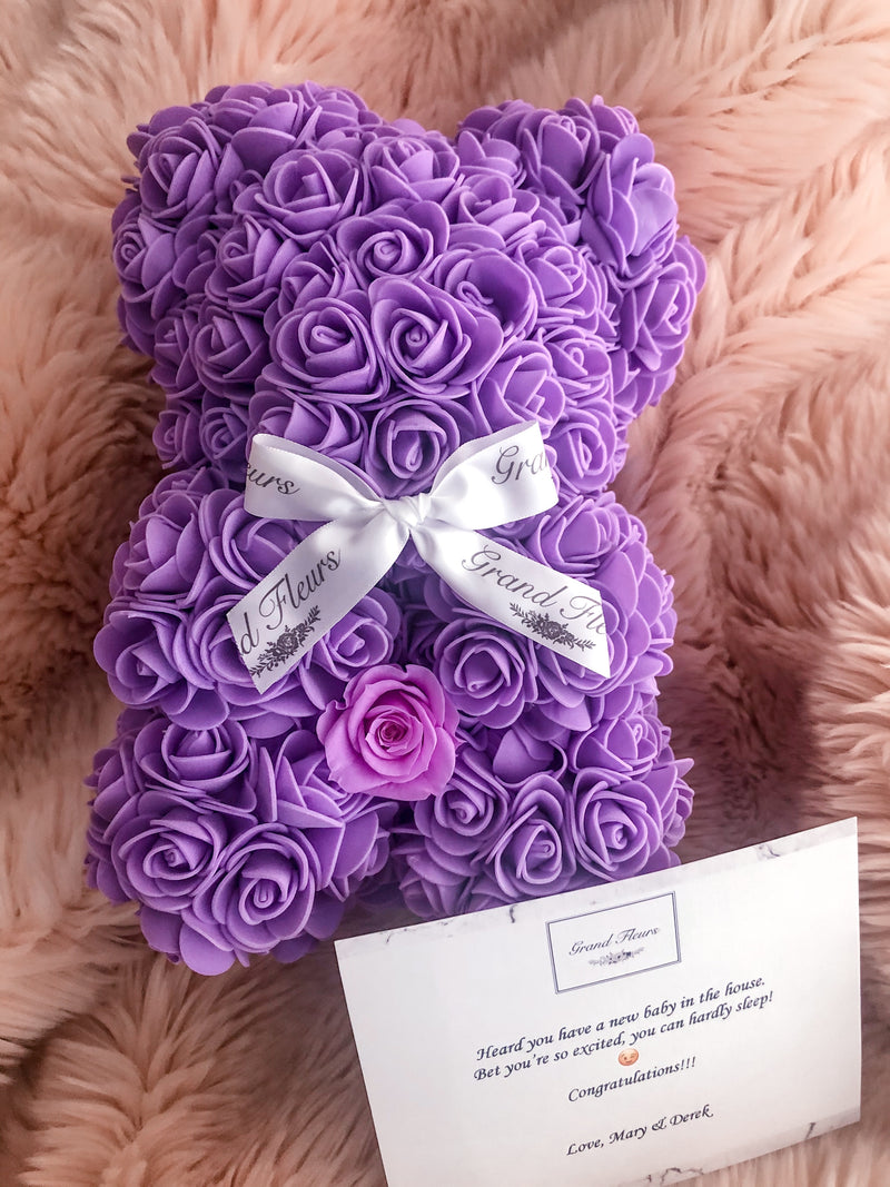 Purple Baby Bear